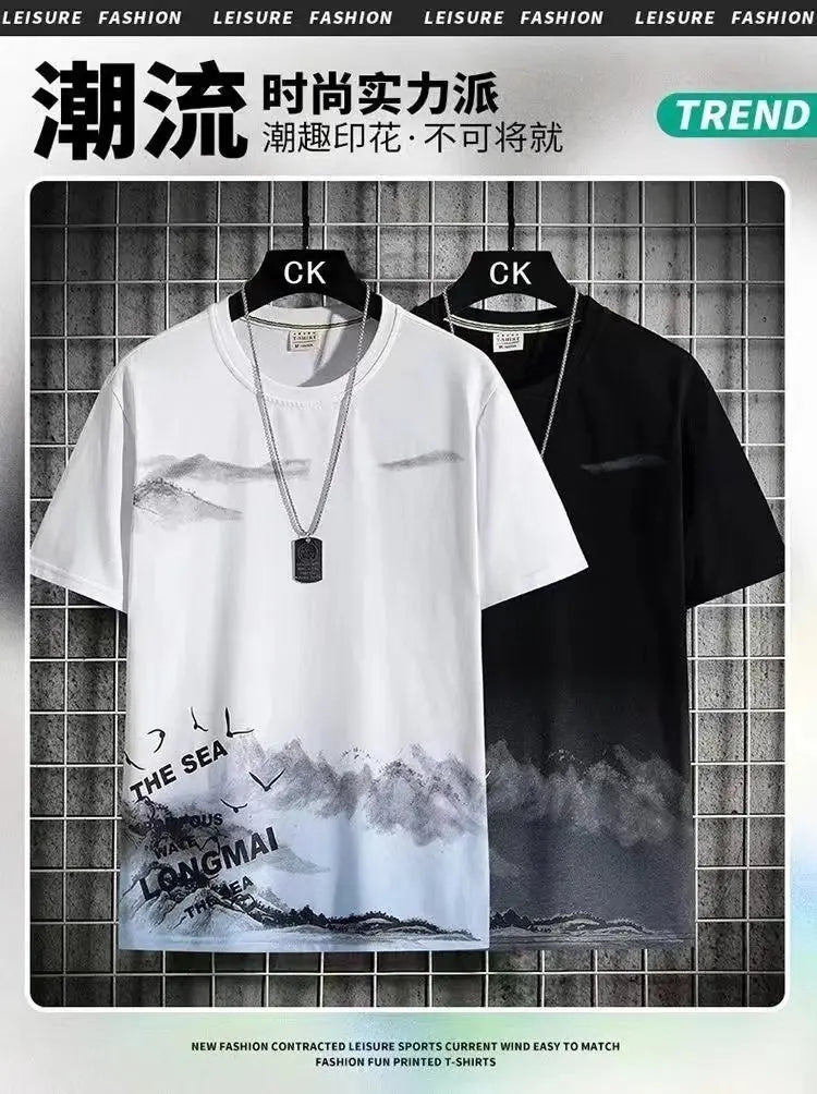 Men's Summer Shorts & Tee 2-Piece Tracksuit