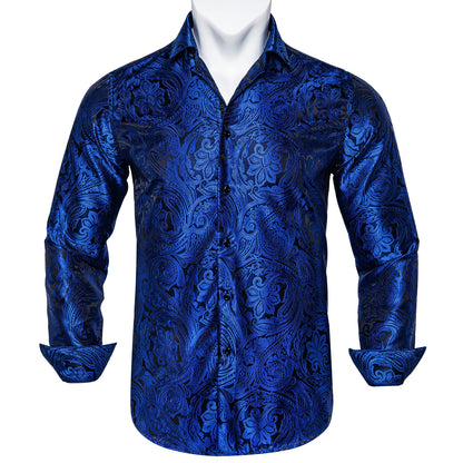 Men's Slim Fit Long Sleeve Dress Shirt
