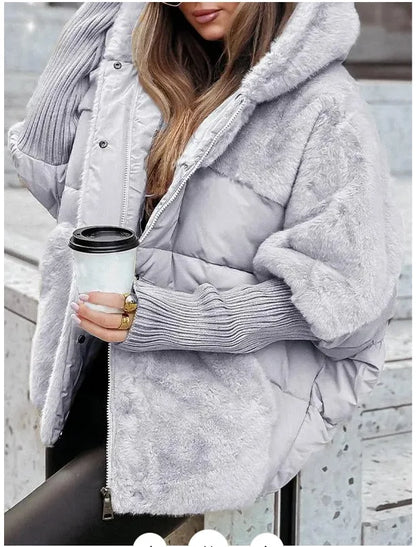 Winter Jacket Women 2026 Loose New Down Jacket Hooded