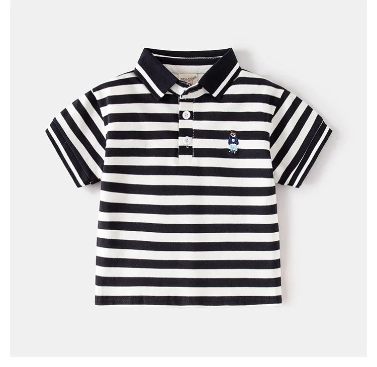 Boys' Bear Polo T-Shirt - Toddler Kids Top