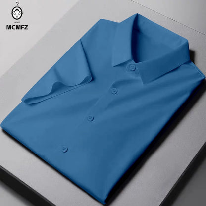 Men's Wrinkle-Free Short Sleeve Casual Shirt