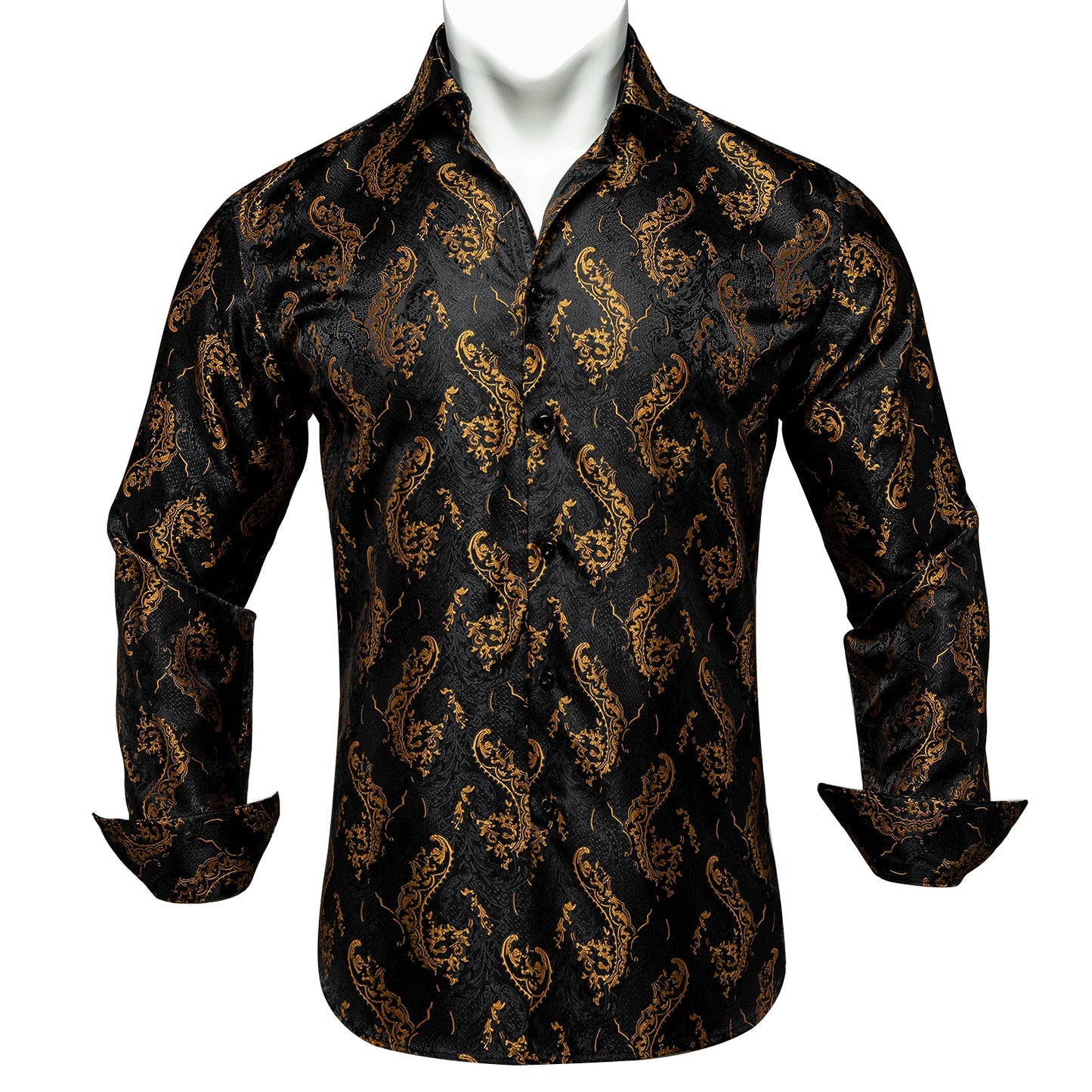 Men's Slim Fit Long Sleeve Dress Shirt