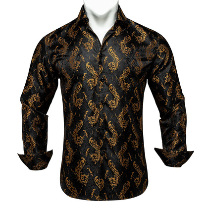 Men's Slim Fit Long Sleeve Dress Shirt