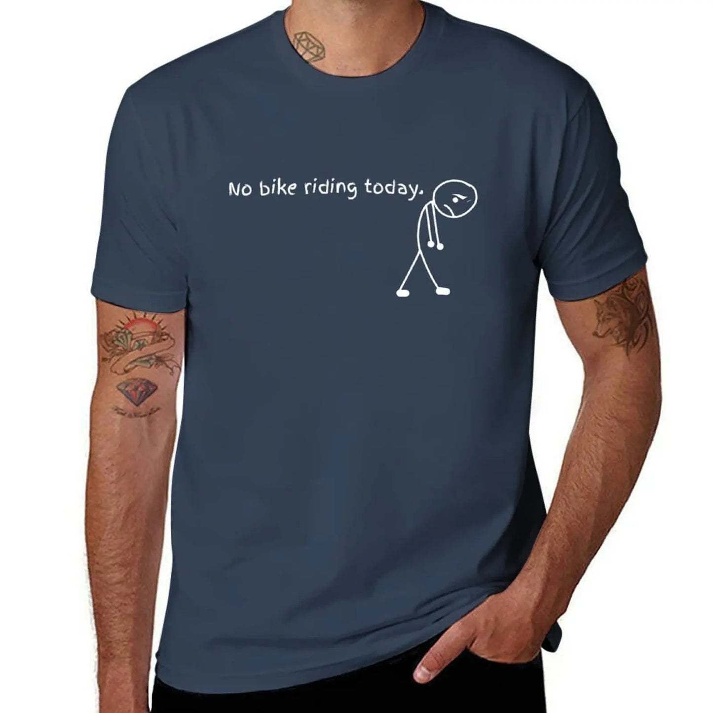 Bu gün Velosiped sürmək Yoxdur T-shirt kişi t-shirtləri yüksək keyfiyyətli lüks marka kişi t-shirt lüks T-Shirt
