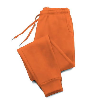 Women Casual Pants Autumn Winter Fleece Sweatpants