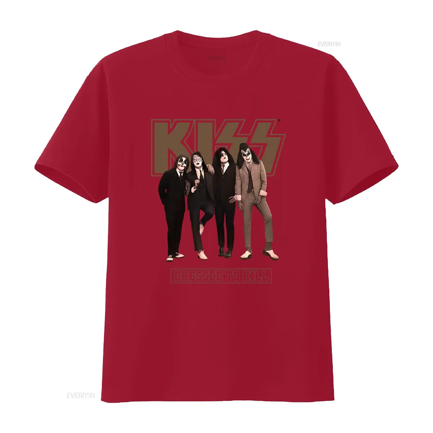 Kiss Band Vintage Washed Men's T-Shirt