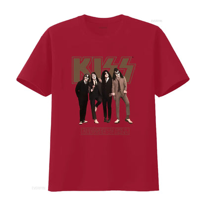 Kiss Band Vintage Washed Men's T-Shirt