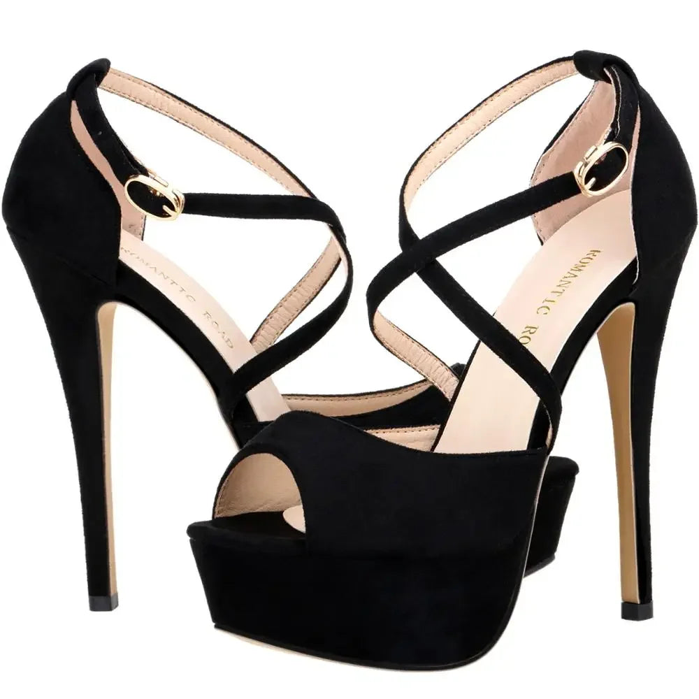Women Sandals 2026 Platform High Heels 14CM