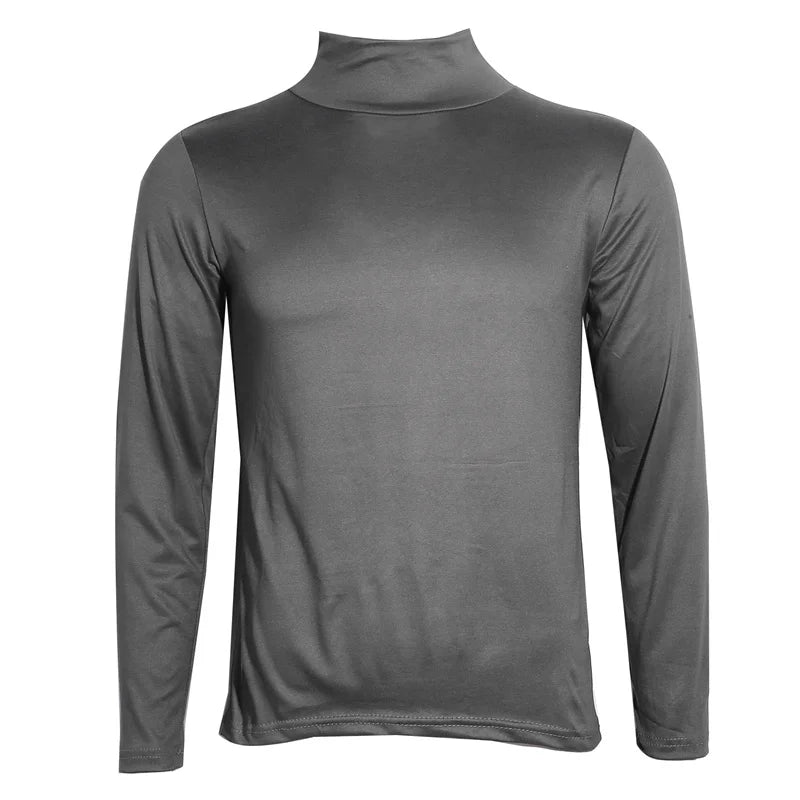 Kişi Slim Fit Boğazlı Uzunqol Köynək