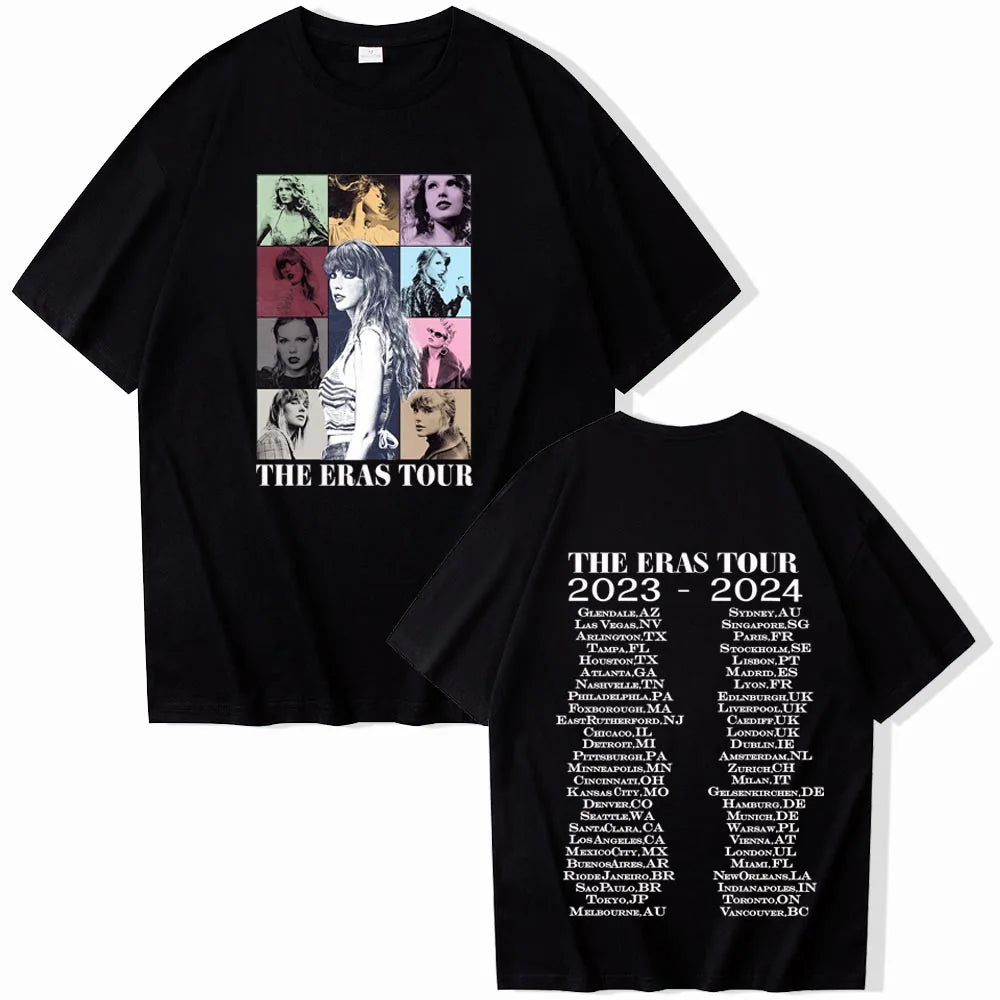 The Era Tour T-Shirt - Harajuku O-Neck Casual Tee for Men & Women (Fan Gift)