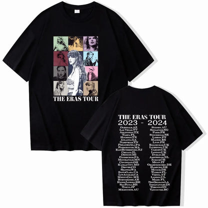 The Era Tour T-Shirt - Harajuku O-Neck Casual Tee for Men & Women (Fan Gift)
