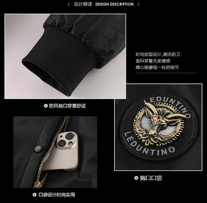 Men's Thick Padded Winter Coat - Warm Hooded Jacket