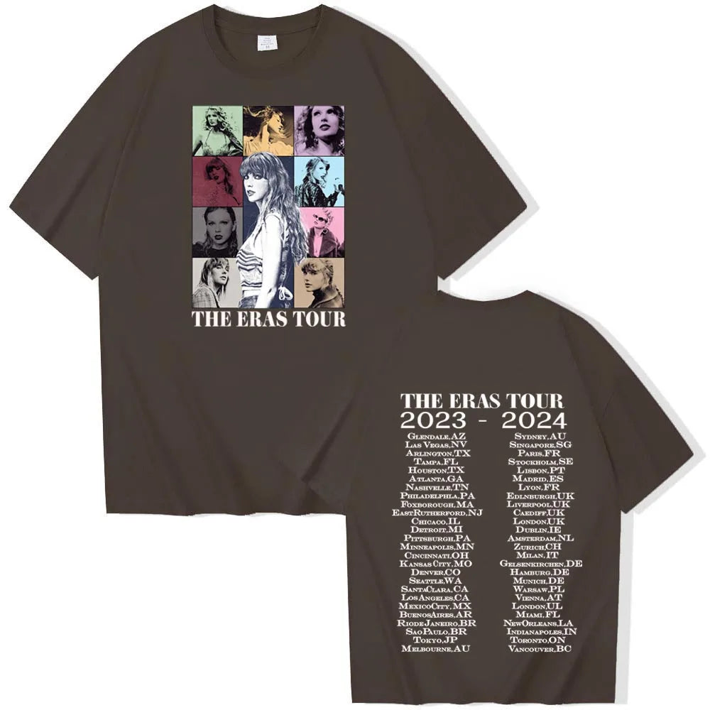 The Era Tour T-Shirt - Harajuku O-Neck Casual Tee for Men & Women (Fan Gift)