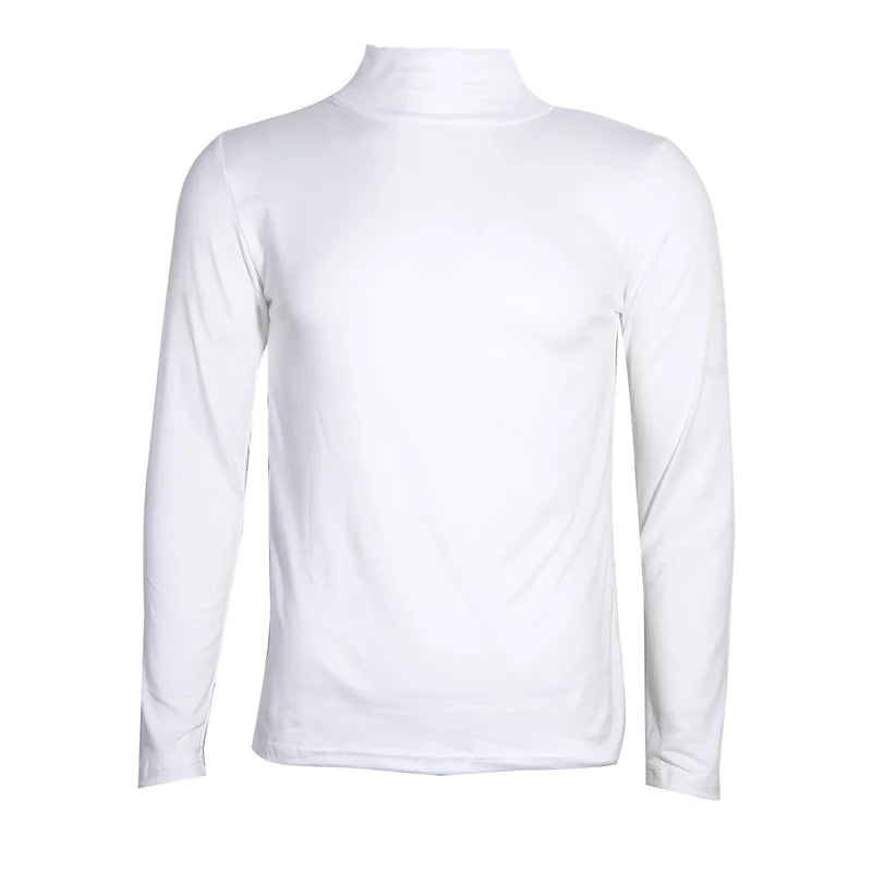 Kişi Slim Fit Boğazlı Uzunqol Köynək