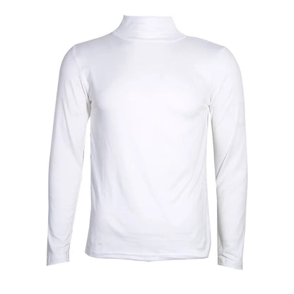 Kişi Slim Fit Boğazlı Uzunqol Köynək