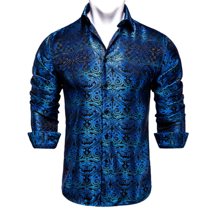 Men's Slim Fit Long Sleeve Dress Shirt