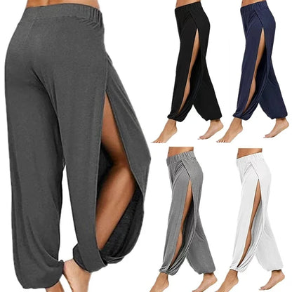 Women Fashion Yoga Pants High Waisted Wide Leg