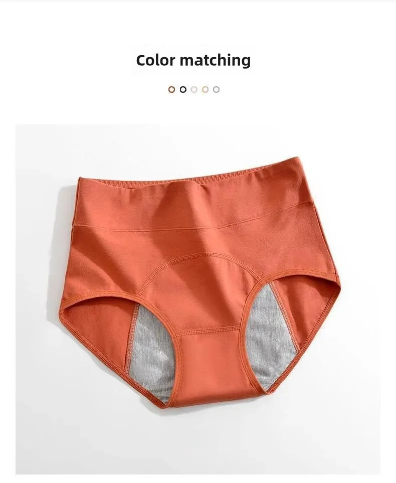 Panties For Menstruation - Cotton Menstrual High Waist Period Underwear