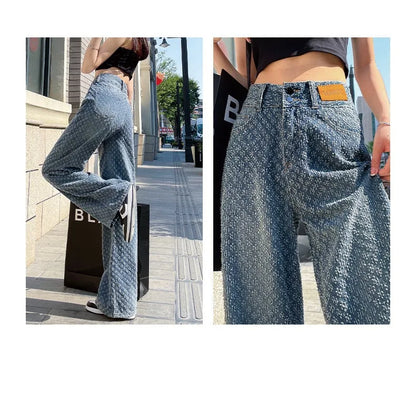 Ripped Jeans Women Casual Streetwear Spring Autumn High Waist