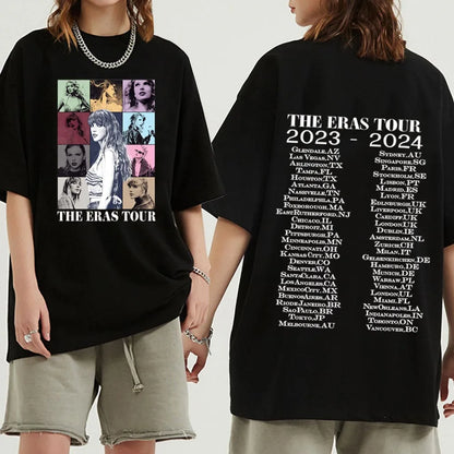 The Era Tour T-Shirt - Harajuku O-Neck Casual Tee for Men & Women (Fan Gift)