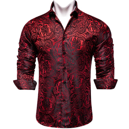 Men's Slim Fit Long Sleeve Dress Shirt