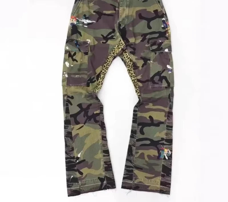 American Bell-Bottom Jeans - Boş Gündəlik Mürəkkəb Birləşdirici Şalvar