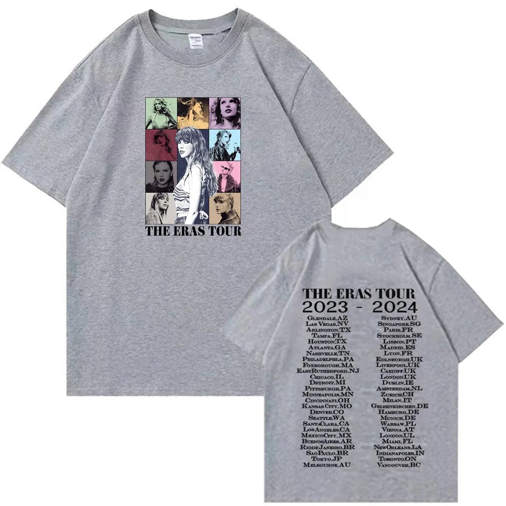 The Era Tour T-Shirt - Harajuku O-Neck Casual Tee for Men & Women (Fan Gift)