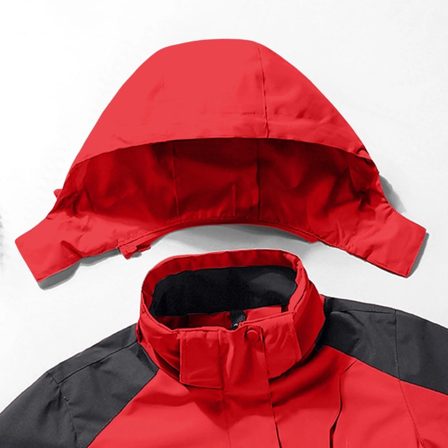 Hooded Ski Jacket - Windproof Winter Sports Coat
