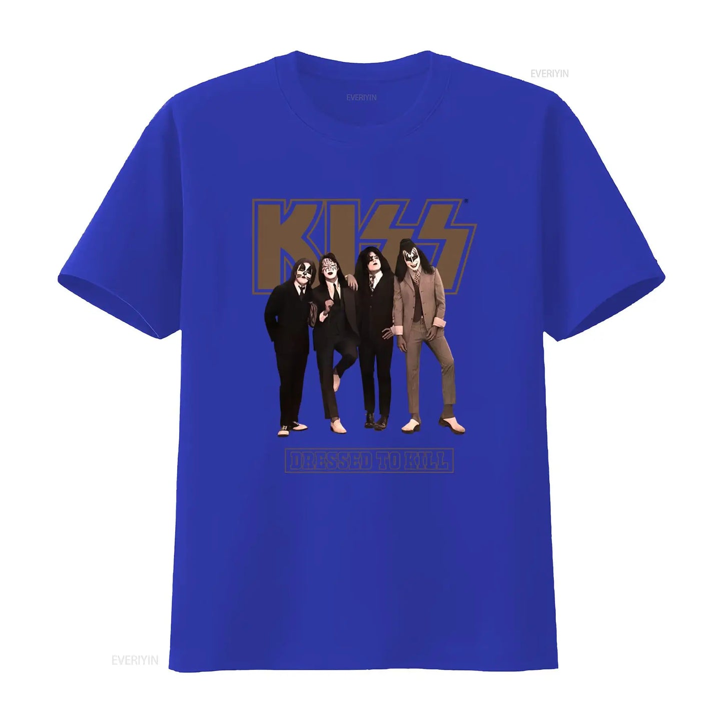 Kiss Band Vintage Washed Men's T-Shirt