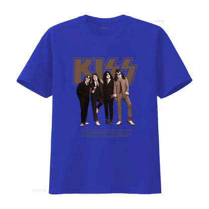 Kiss Band Vintage Washed Men's T-Shirt