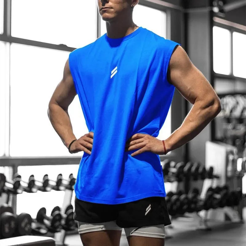 Qolsuz T-shirt Kişilər üçün Tez quruyan Fitnes Bodibildinq Köynək Kişi Moda Basketbol Jilet Tor Nəfəs ala bilən Yay İdman Zalı Maykası Kişilər üçün