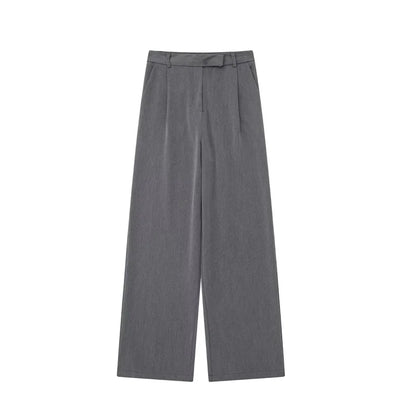 MUJER 2025 Women's Pants Beige Grey Black Wide Leg