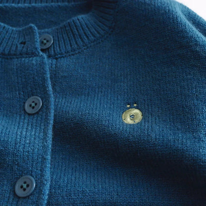 Kids Knit Single-Breasted Sweater 2-7 Years