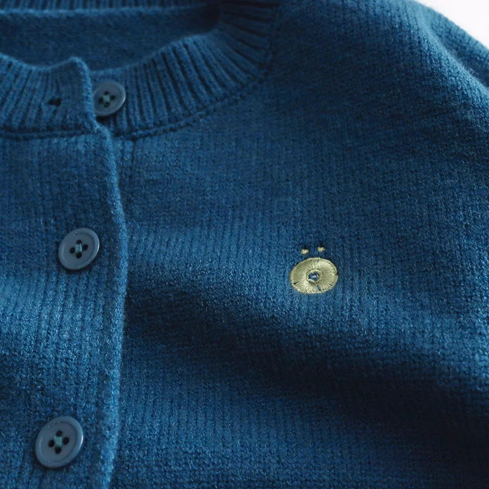 Kids Autumn Knit Sweater - Single-Breasted Knitwear Outfit for Boys & Girls (2-7 Years)
