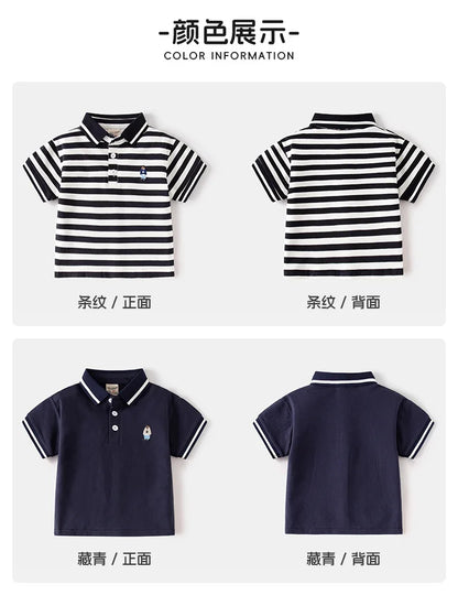 Boys' Bear Polo T-Shirt - Toddler Kids Top