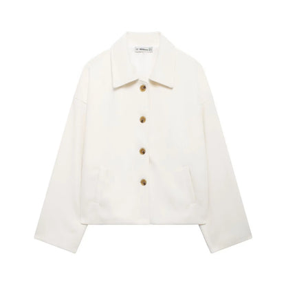 Women's Jackets Coats Autumn 2025 New Chic Loose Warm Elegant