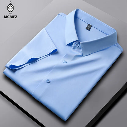 Men's Wrinkle-Free Short Sleeve Casual Shirt