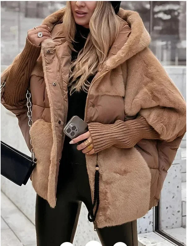 Winter Jacket Women 2026 Loose New Down Jacket Hooded