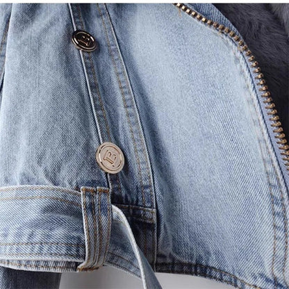 Women's Winter Denim Jacket