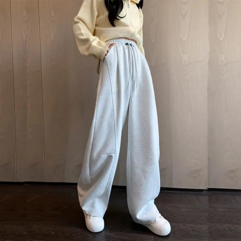 Sports Pants Women Spring Autumn High-Waisted Slim