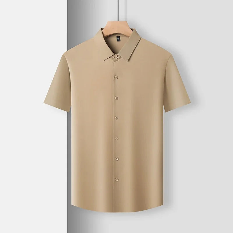 Men's Wrinkle-Free Short Sleeve Casual Shirt