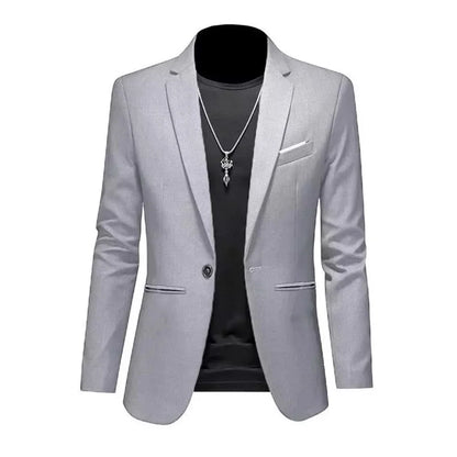 Men's Slim Fit Non-Iron Business Suit Jacket