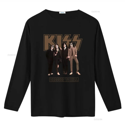 Kiss Band Vintage Washed Men's T-Shirt