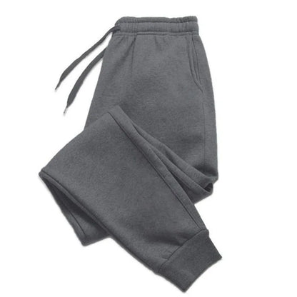 Women Casual Pants Autumn Winter Fleece Sweatpants