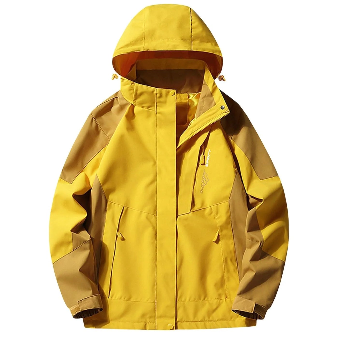 Hooded Ski Jacket - Windproof Winter Sports Coat