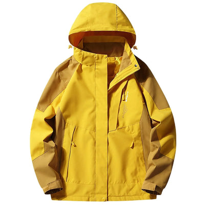 Hooded Ski Jacket - Windproof Winter Sports Coat