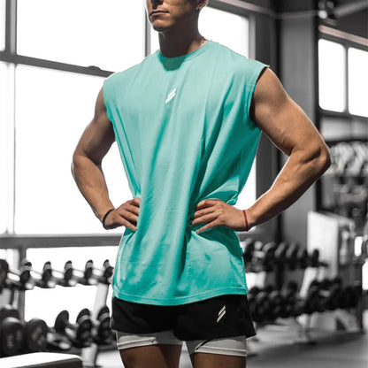 Qolsuz T-shirt Kişilər üçün Tez quruyan Fitnes Bodibildinq Köynək Kişi Moda Basketbol Jilet Tor Nəfəs ala bilən Yay İdman Zalı Maykası Kişilər üçün