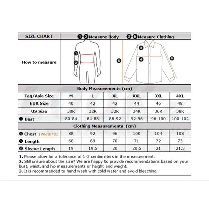 Men's Embroidered Striped Business Shirt