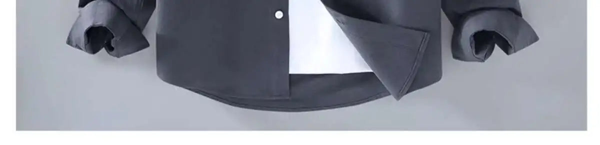 Men's Pocket Button Up Long Sleeve Shirt