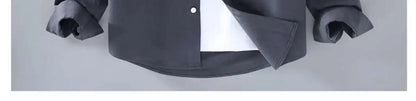 Men's Pocket Button Up Long Sleeve Shirt